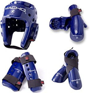 Macho Dyna 7 piece sparring gear set with shin guards