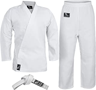 Hawk Sports Karate Uniform for Kids & Adults Lightweight Student Karate Gi Martial Arts Uniform Free Belt